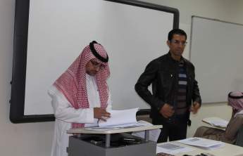Dr. Khudairi Inspects Exams Procedures at PSAU Colleges