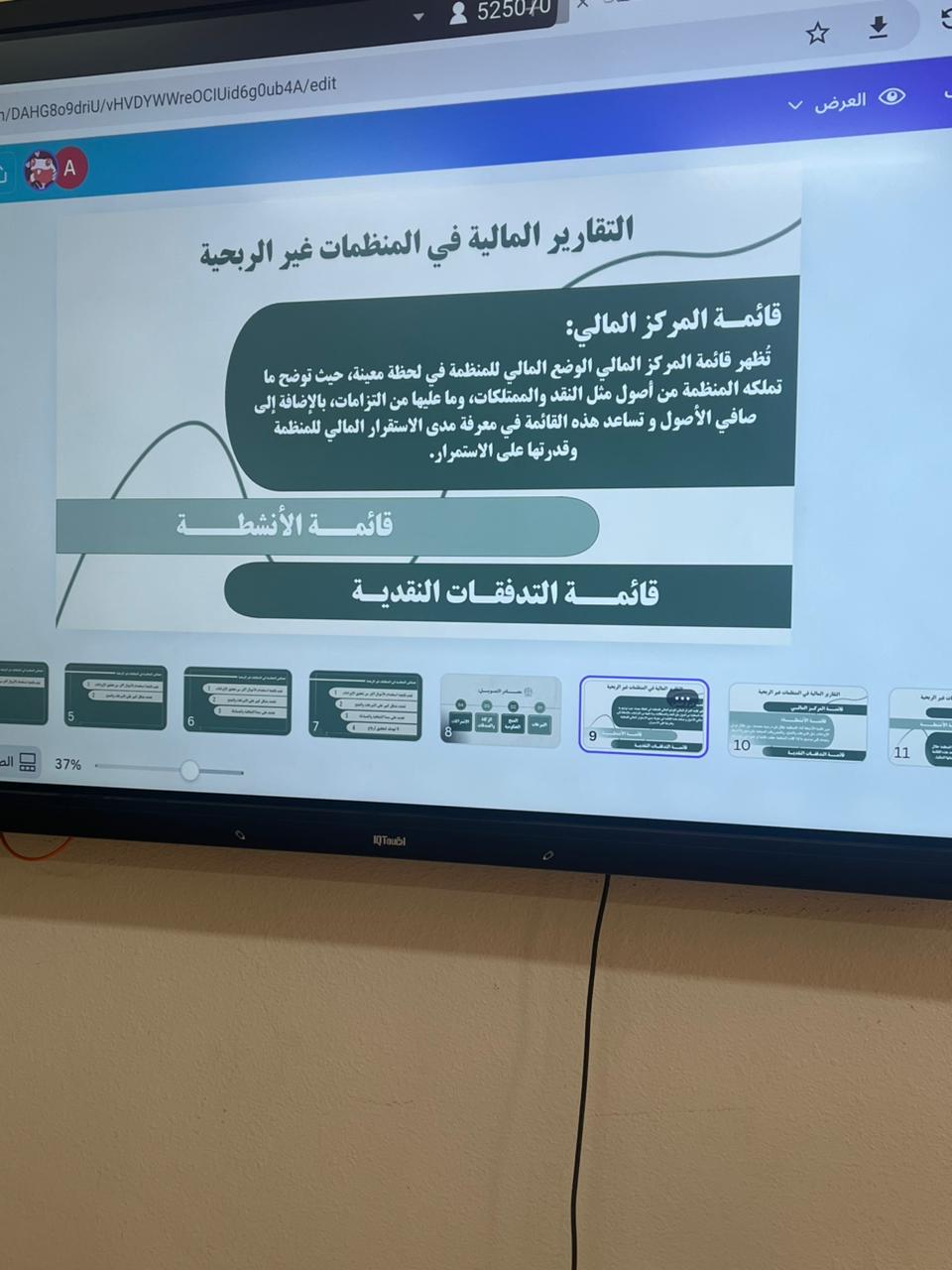 الكلية تنظّم دورة تدريبية حول المحاسبة في المنظمات غير الهادفة للربح