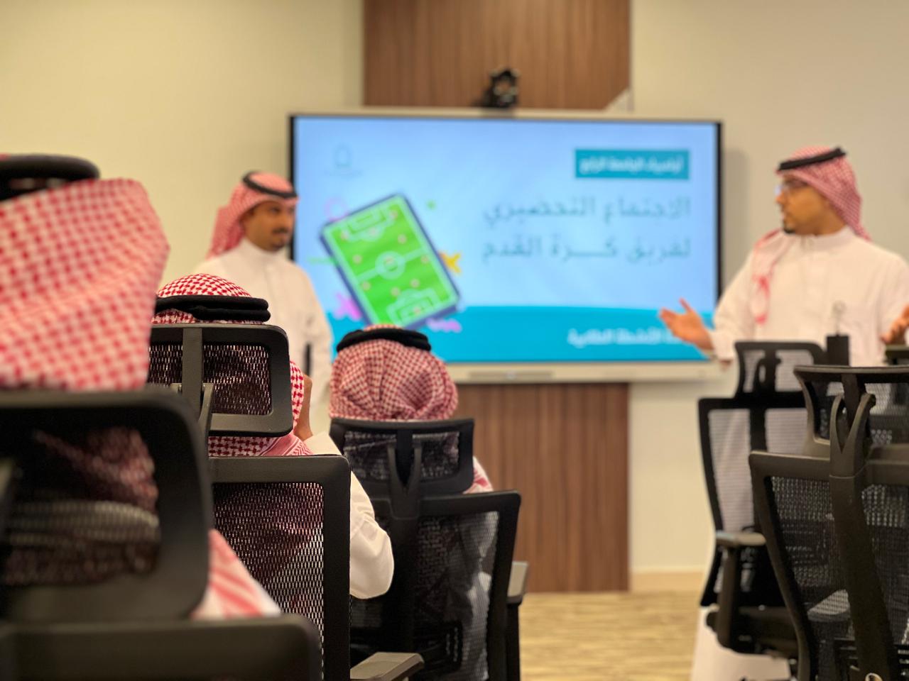 الاجتماع التحضيري لفريق كرة القدم – الأولمبياد الجامعي الرابع