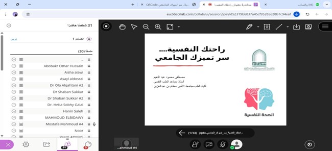 صور من لقاء صحتك النفسية