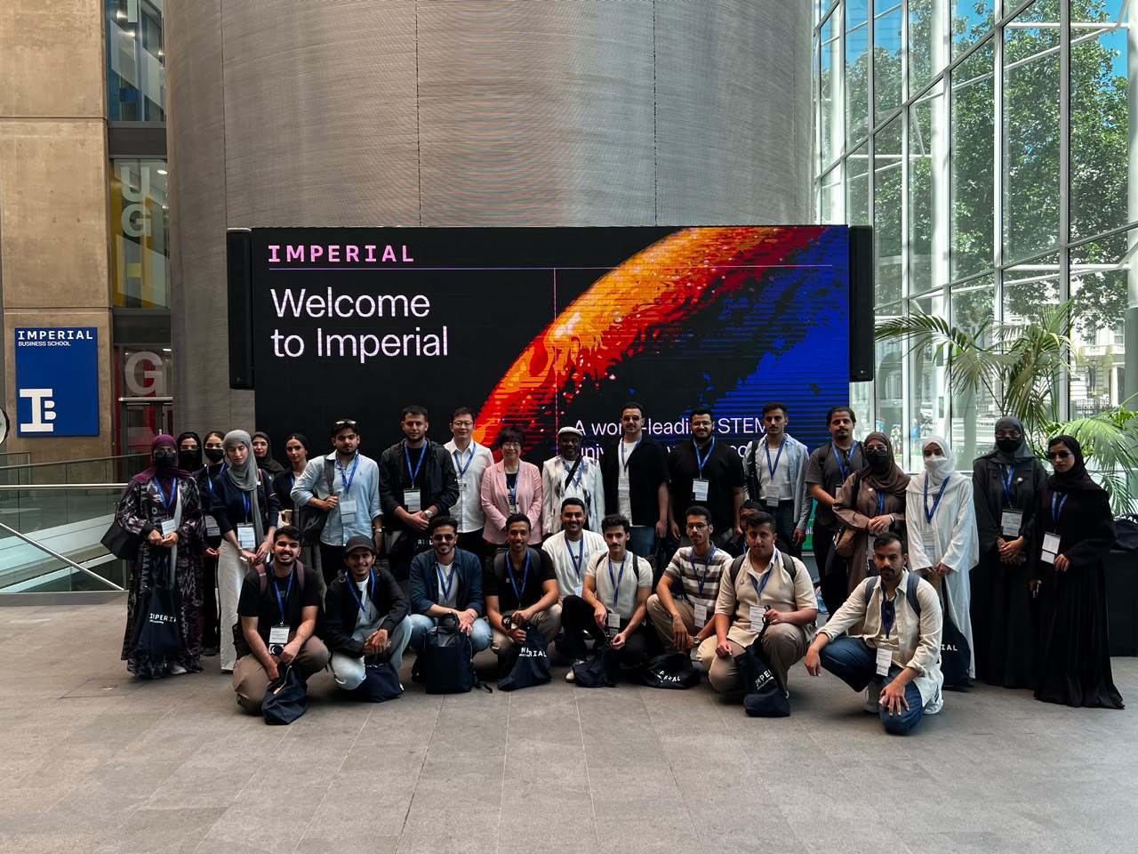طلاب جامعة الأمير سطام في برنامج الاستدامة بإمبريال كوليدج لندن 2026 — PSAU students in the sustainability programme at Imperial College London, 2026