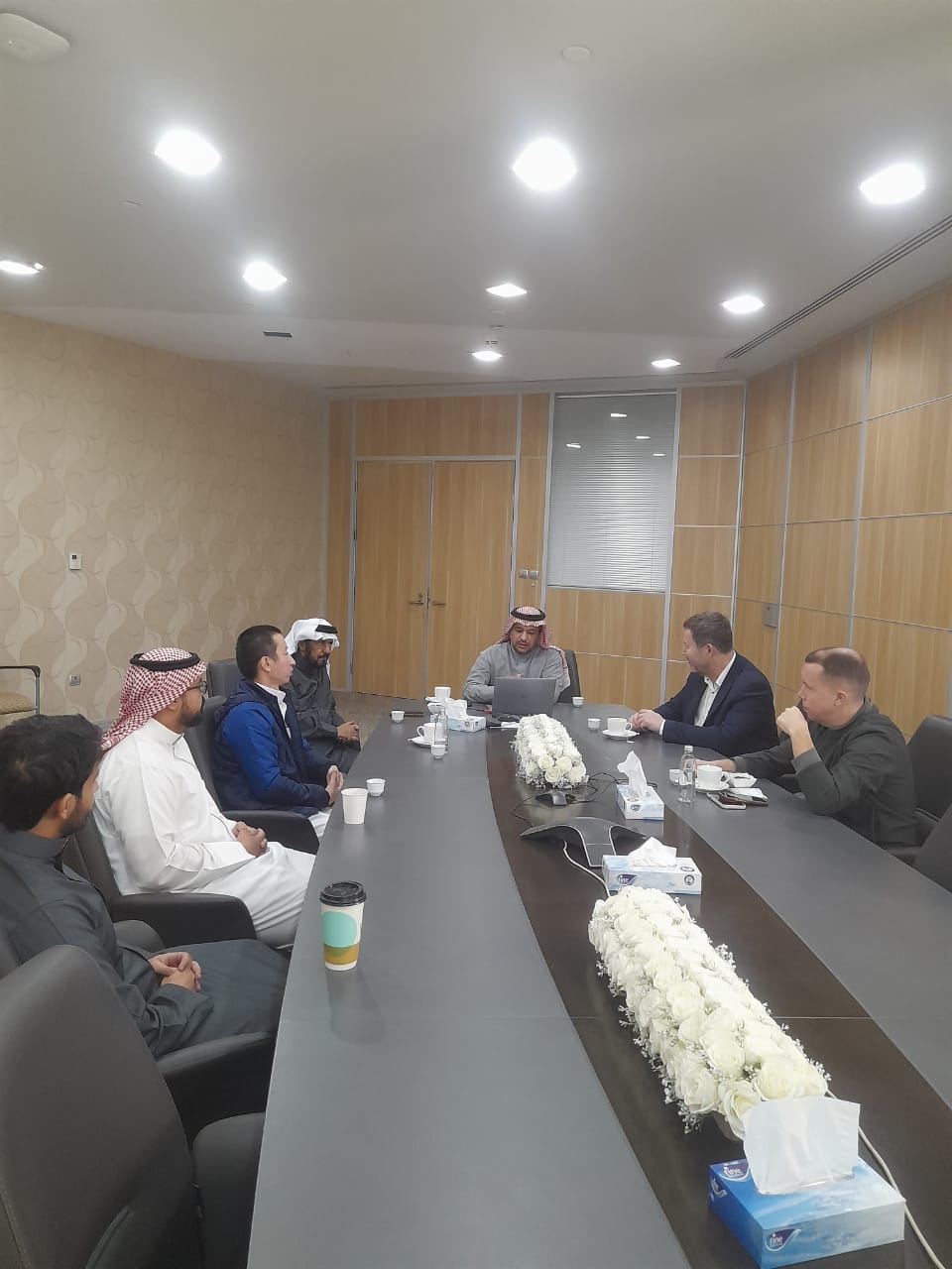 زيارة وفد من الجامعة الوطنية للبحوث النووية الروسية لكلية الهندسة بالخرج