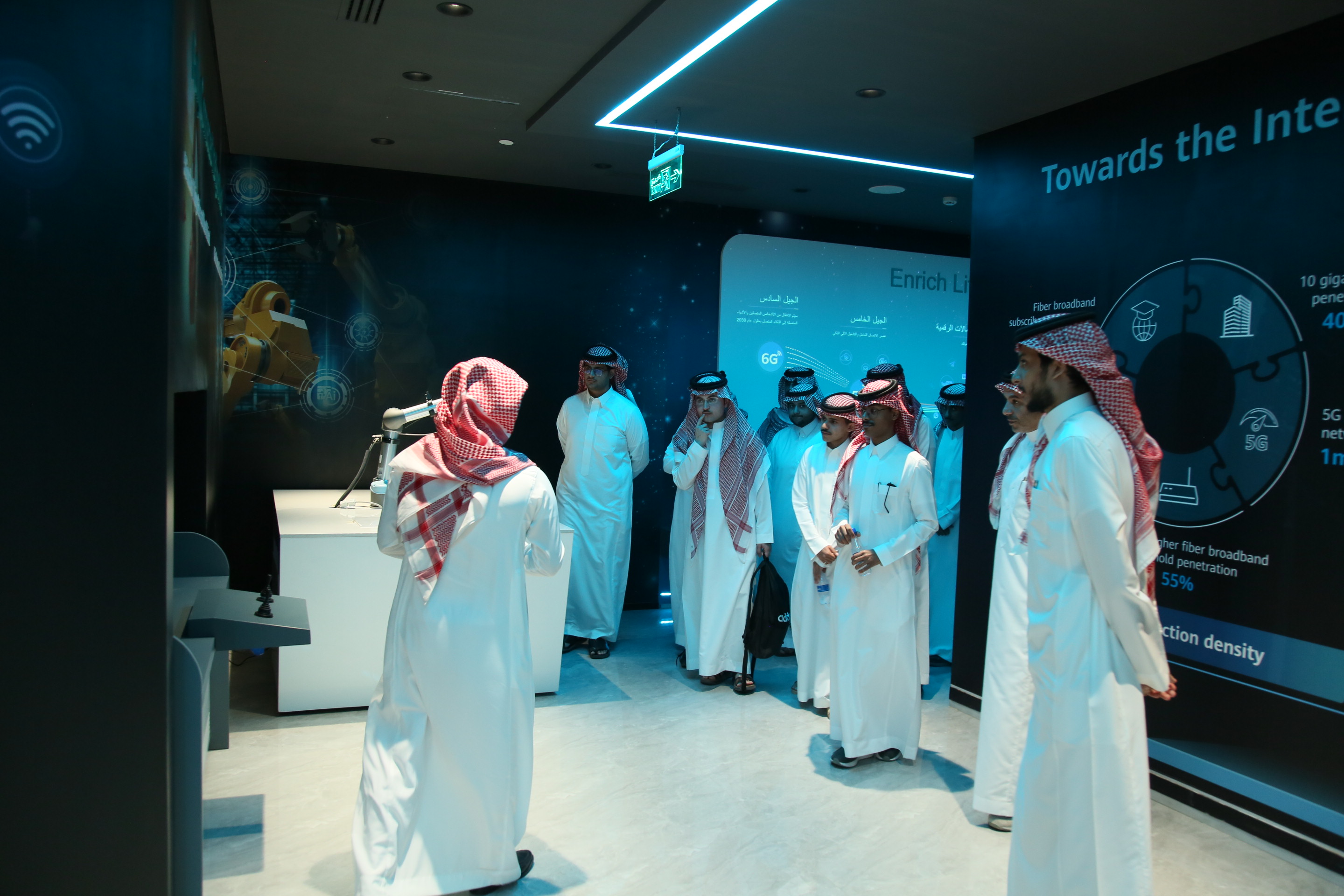  زيارة ميدانية لمركز المهارات المستقبلية (Future Skills Center) بشركة هواوي بالرياض