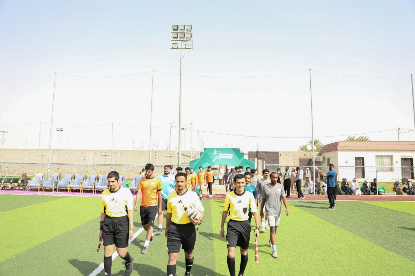 كلية هندسة الوادي تشارك في بطولة كرة القدم ضمن فعاليات الأولمبياد الرياضي الثالث بجامعة الأمير سطام بن عبدالعزيز للفروع