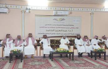 Rector Meets with Faculty Members and Students in Wadi Addawasir and Slayel Provinces