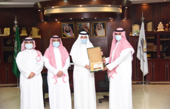 Rector Receives the Annual Report of Wadi Addawasir and Slayel Colleges