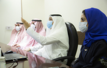 رئيس الجامعة يفتتح قسم مناظير الجهاز الهضمي بالمستشفى الجامعي بالخرج