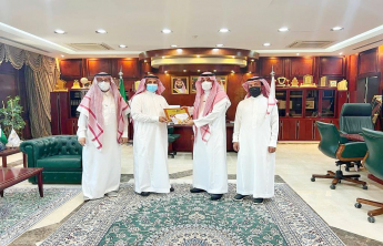 The President Receives the Annual Report of the College of Sciences and Humanities