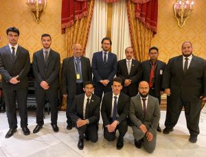 The Ambassador of the Custodian of the Two Holy Mosques in Italy Receives the Participating Delegation from PSAU in the Youth Forum and Future Industry