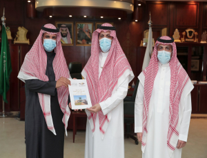 The President of PSAU Receives the Annual Report of the College of Applied Medical Sciences in Wadi Al-Dawasir