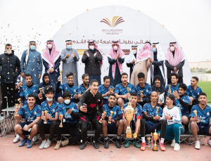 College of Sciences and Humanities in Aflaj Achieves the University’s Football Championship