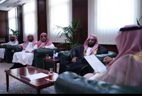 الدكتور التميم يستقبل هيئة 